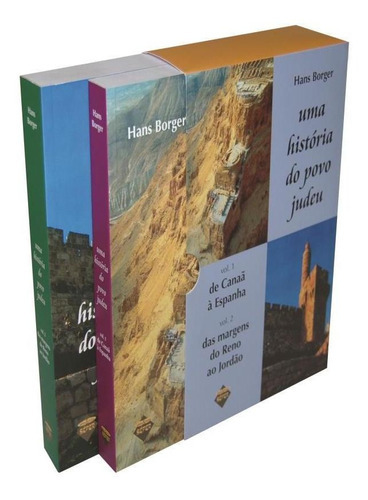 Uma História Do Povo Judeu 1 E 2 (box), De Borger, Hans. Editora Sefer Editora, Capa Mole Em Português