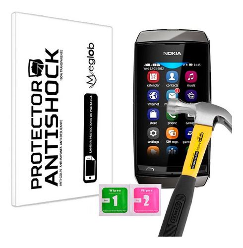 Protector De Pantalla Anti-shock Nokia Asha 306