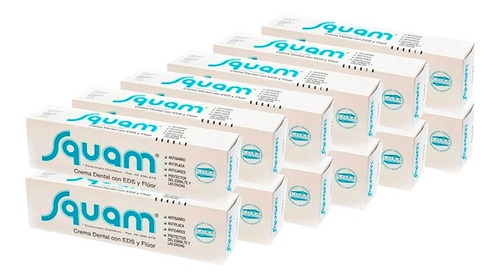 Squam 12 Cremas Dentales X 120gr - Mejor Precio