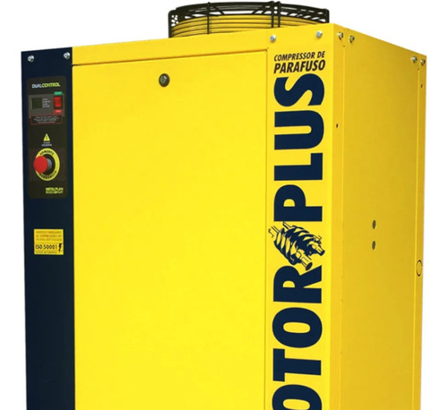 Compressor De Ar Parafuso 15hp 152l 9bar Rp15 220v Metalplan