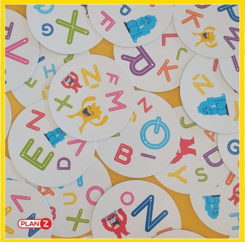 Imagen 3 de 9 de Cartas Alfabeto Memoria Visual Juegos Mesa Didacticos Niños