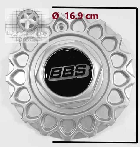 Tapa Para Rin Bbs Rep 16.9cm Diametro (4pz) Varios Colores