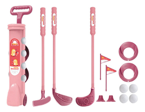 Conjunto De Mini Golfe Para Crianças, Brinquedos De Rosa