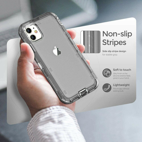 Funda De Protectora Para iPhone Carcasa De Silicona Cristal