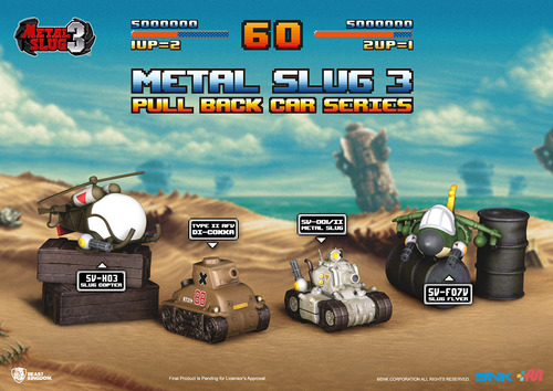 Beast Kingdom Metal Slug 3 Pbc-011 - Juego De Coche De Tirar