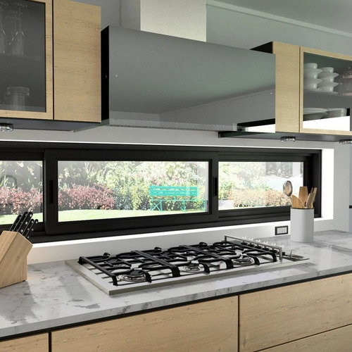 Imagen 7 de 10 de Anafe Gas Acero Inox. 6 Hornallas Luxor Gas Cocina Enargas