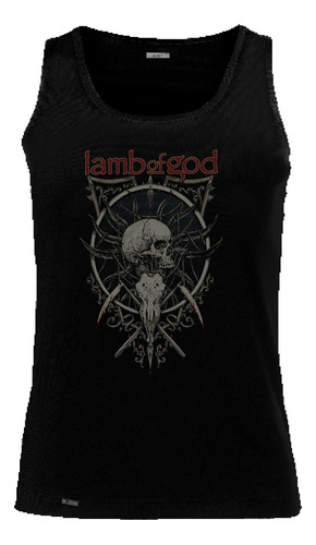 Camisilla Hombre Lamb Of God Rock Metal Banda Sbo2