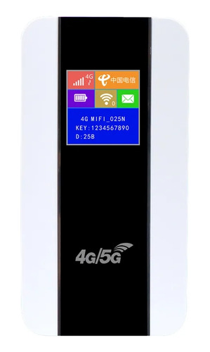 Modem 4g/5g Wi-fi Com Bateria 3000mah Tela Lcd 10-usuário