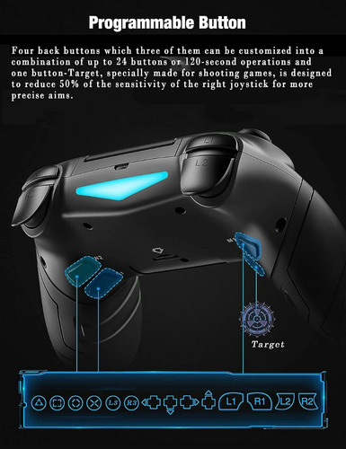Joystick inalámbrico Dynacom DY-054346 negro