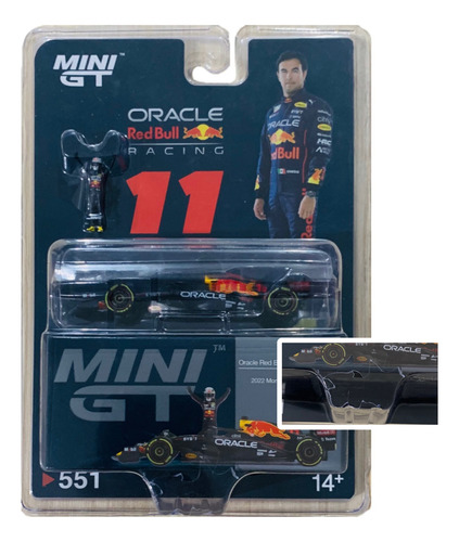 Mini Gt Red Bull Rb18 #11 Sergio Pérez 2022 Monaco