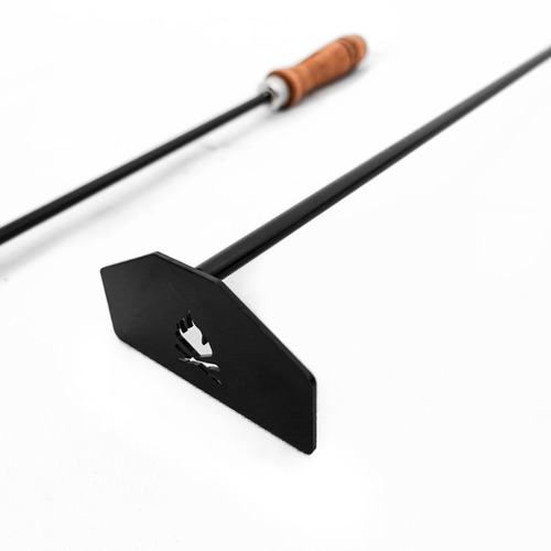 Set Palita + Atizador Asaparri Para Parrilla Mango Madera