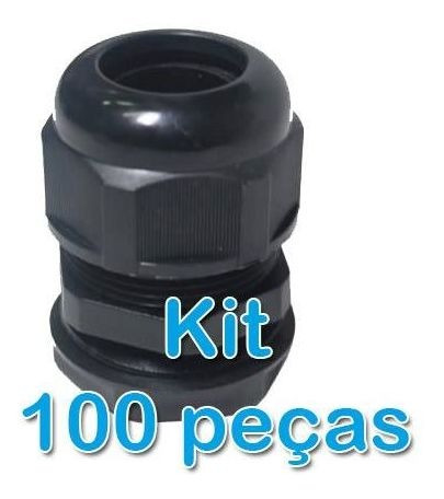 Imagem 1 de 1 de Kit 100 Peças - Prensa Cabo