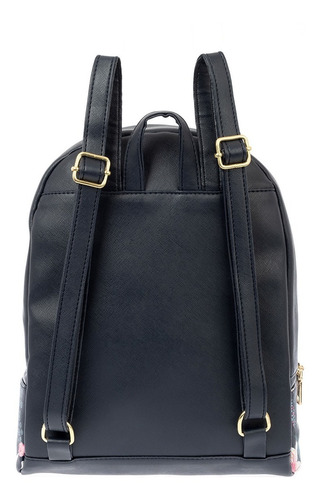 Imagen 3 de 6 de Mochila Dama Flores Mujer Bolsa Marca Jennyfer Original 9411