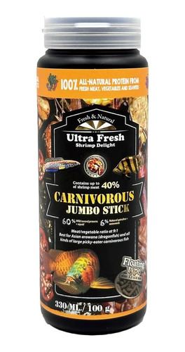 Alimento Azoo Sticks Jumbo Peces Carnívoros Ultra Fresh 100g