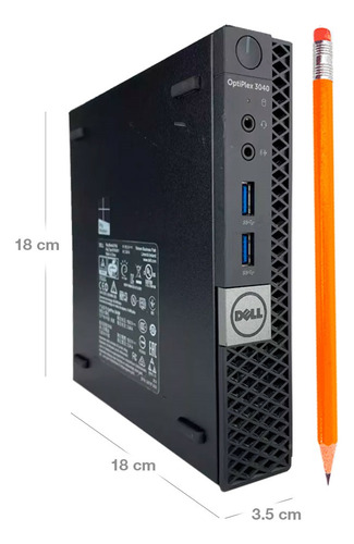 Dell Optiplex Micro I3 6th, 8gb, 128 Ssd, Wifi.+ Monitor 19 (Reacondicionado)