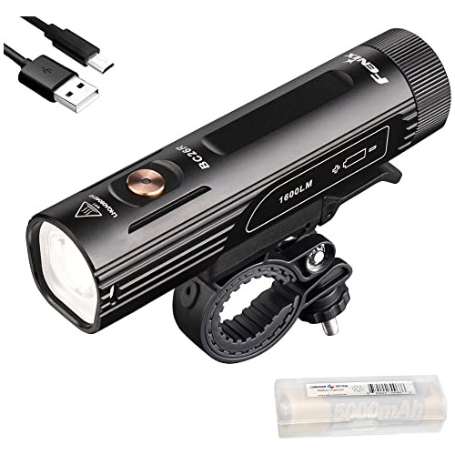 Luz De Bicicleta Recargable Bc26r Usbc, 1600 Lúmenes S...