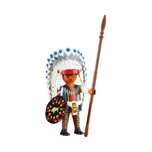 Playmobil 6271 Indio Casique Pueblos Originarios Oeste Weste