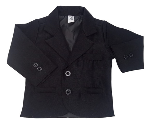 Conjunto Traje De Vestir Bebe Varon Bautismo Fiesta Negro 24-36 18-24