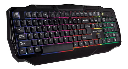 Imagen 4 de 10 de Teclado Mouse Gamer Nw-se600 Kit Combo Pc Usb Led Gaming