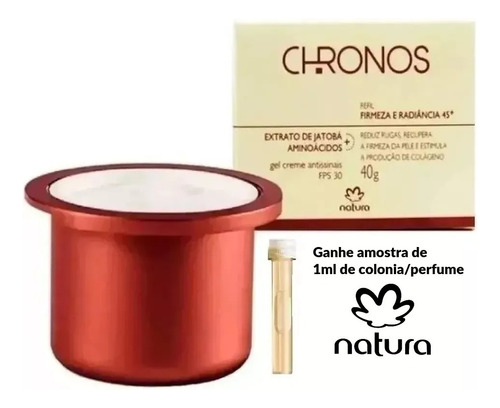 Promoção Natura  Refil Chronos Antissinais 40g 