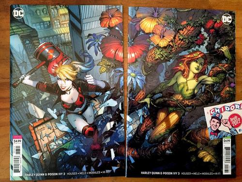 Comic Set - Harley Quinn & Poison Ivy #3 Connecting Variants