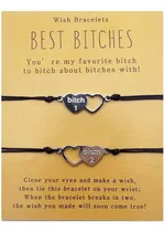 Comprar Binami 2 Pulseras A Juego Para Mejor Amiga, Pulseras De La A