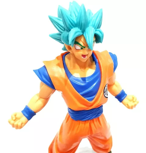 Boneco Goku Super Saiyajin Blue - Action Figure Goku - Zaplox Colecionáveis