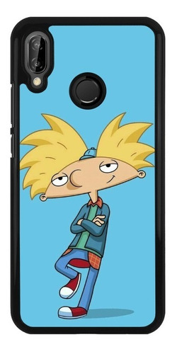 Funda Protector Uso Rudo Para Xiaomi Hey Arnold Azul 