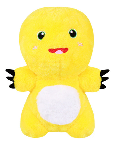 Dinosaurio De Peluche Amarillo Tierno Suave Pelucheria