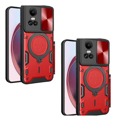 2×funda Con Soporte Magnético Para Oppo Reno 10 5g