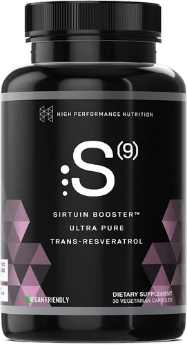 Hpn | S(9) Sirtuin Booster Ultra Pure Trans Resver | 30 Caps
