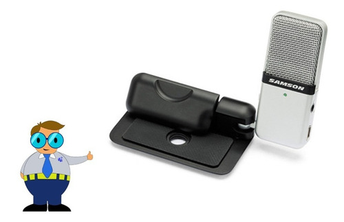 Microfono Samson Go Mic Usb Para Pc Y Mac Plata Nuevo!!!