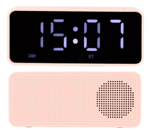 Reloj Despertador Digital C/bocina/bluetooth/radio Fm