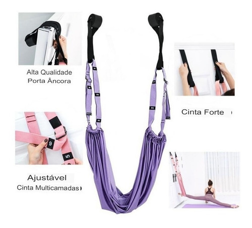 Columpio Pilates Yoga Aéreo Suspenso Balance Swing Com Bols