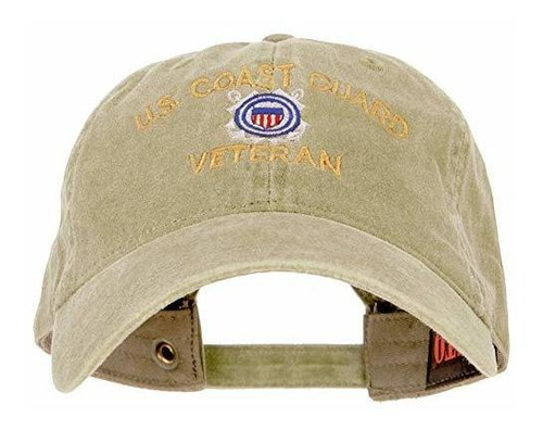 Gorra Bordada De Veterano De La Guardia Costera De Ee. Uu.