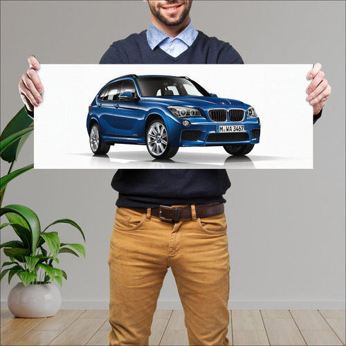 Cuadro 30x80cm Auto 2012 Bmw X1 M Sport  998