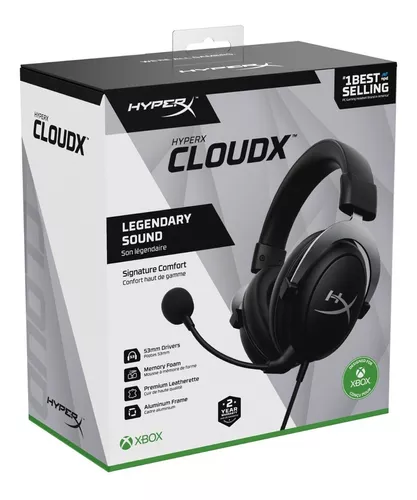 Auriculares Hyperx Cloudx Para Juegos Xbox Color Negro Color de la