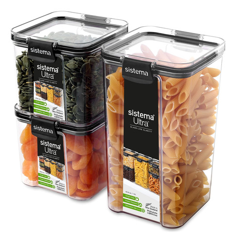 Sistema Contenedores De Almacenamiento De Alimentos Con Tapa