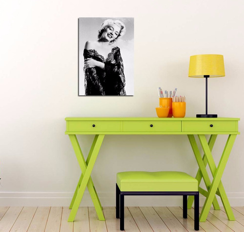 Cuadro 60x90cm Marilyn Monroe Vintage Sexy Blanco & Negro