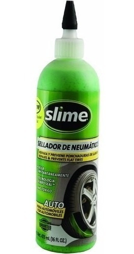 Sellador Neumáticos Sin Cámara Slime 16oz (10022) Baccola