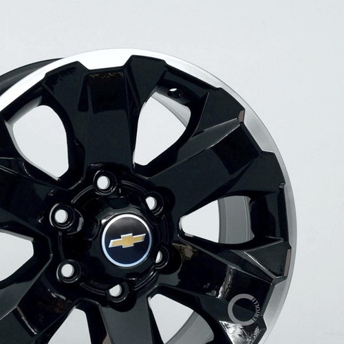 Roda S10 Aro 17 6x139 2020 2021 / 4 Rodas Black Piano Cor Preta Diamante