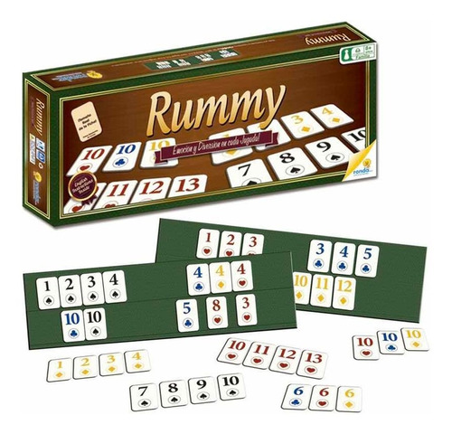 Juego De Mesa Rummy Q Ronda Rummi