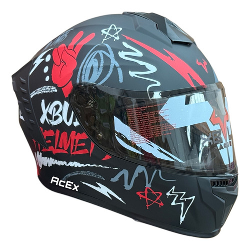 Casco Original Xbull Edicion Especial Vibes Rojo Certificado