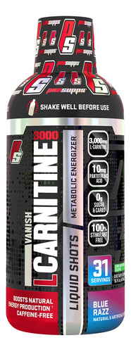 Prosupps L-carnitine 3000 Inyecciones Liquidas Sin Estimulan