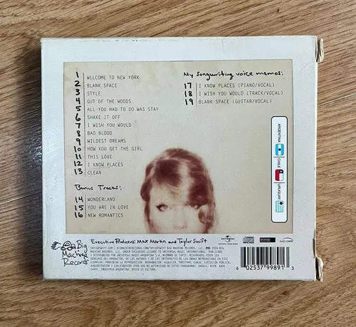 Taylor Swift 1989 Cd Deluxe Edition + Sin Polaroids (Usado)