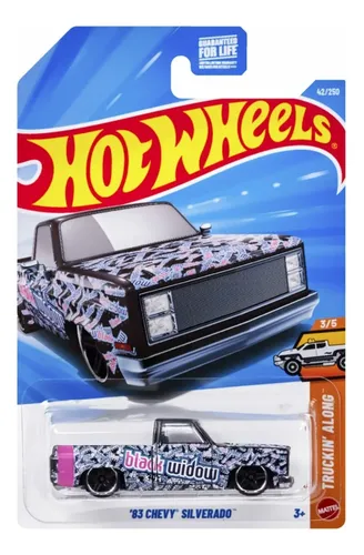 Hot Wheels - 83 Chevy Silverado Black Widow - Jjj13 | Cuotas sin