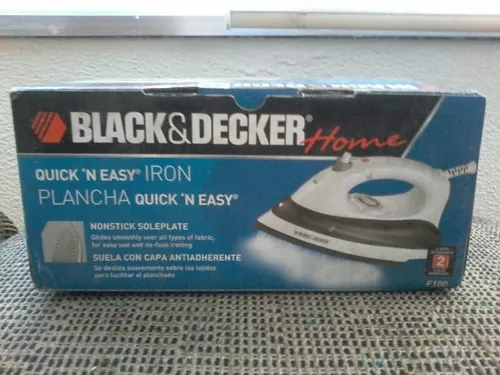 Plancha Black + Decker Quick'N Easy suela antiadherente