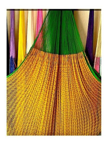 Hamaca Yucateca Piña Matrimonial De Nylon. Envío Gratis.