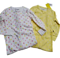 Comprar Set 2 Mamelucos Pijamas Old Navy Algodón Puntos Y Flores T2