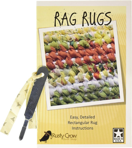 Rusty Crow Rag Rug Book And Tool By Rusty Crow